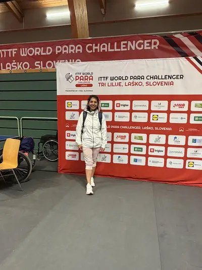 La doctora en el ITTF World Para Challenger de Laško, Eslovenia